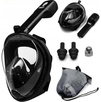 Potápěčská maska Celoobličejová potápěčská Potápěčské Brýle Renew Force černá