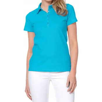 Dámské šaty Polokošile Clinic Dress modro-tyrkysové bavlněné velikost 34/36