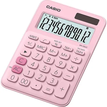 Kancelářská technika Casio MS 20 UC PK Stolní kalkulačka, růžová 45013568