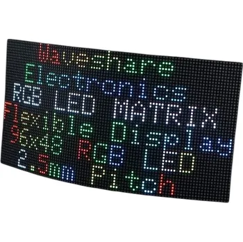 Elektronická stavebnice Waveshare RGB plnobarevný LED maticový flexibilní panel 96x48, rozteč 2.5mm