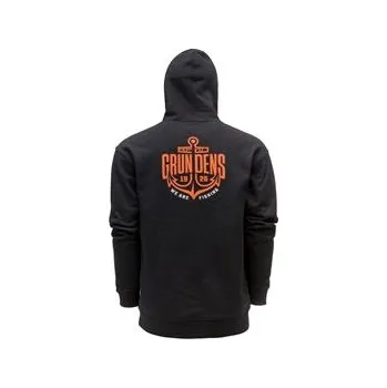 Pánská mikina Grundéns Displacement DWR Hoodie Logo Anchor Black Velikost: L
