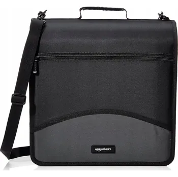 Moderní pořadač - taška se zipem, moderní aktovka, 3 kroužky