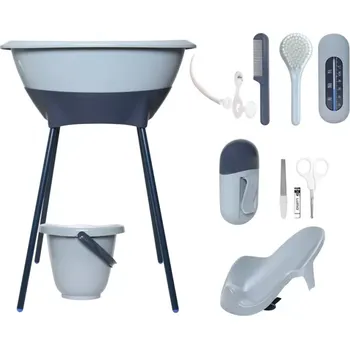 Kojenecká hygiena KOUPACÍ SADA LUMA - Iron Blue