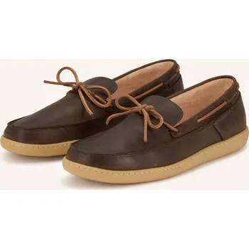 Pánské mokasíny Astorflex Pánské Lodní Boty, tmavě hnědá, 43