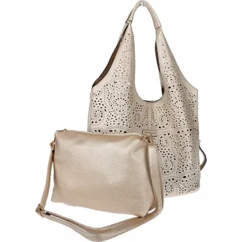 Kabelka CHARRO kabelka eko kůže zlatá