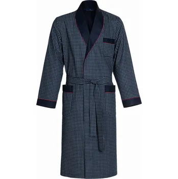 Elegantní pánský bavlněný župan RE-504 Tmavě modrá C5 - M
