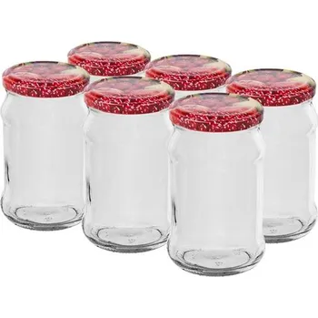 Zavařovací sklenice BROWIN Zavařovací sklenice s víčkem 300ml TWIST 6ks