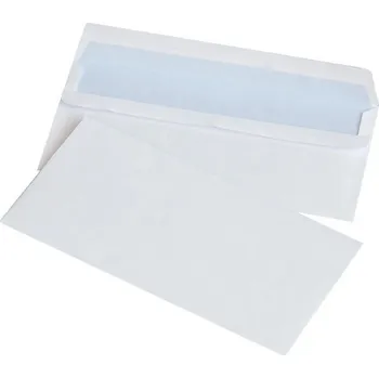 Obálka Obálka bez okénka DL (110 x 220 mm) bílá 50 ks