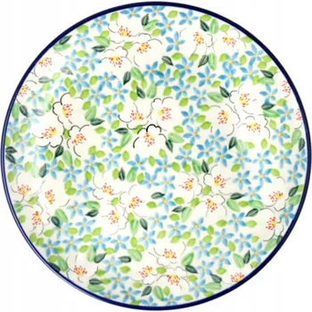 Talíř Mělký jídelní talíř Zakłady Ceramiczne "Bolesławiec" 24 cm