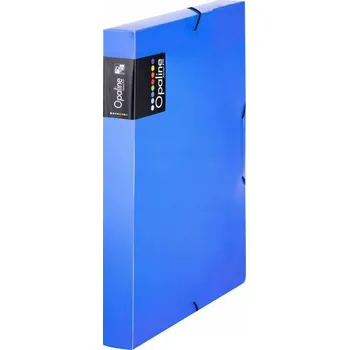 KARTON P+P box na spisy PP OPALINE A4 modrý