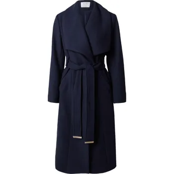Dámský kabát DÁMSKÝ KABÁT - JANNETT COAT tmavě modrý klasický vlněný