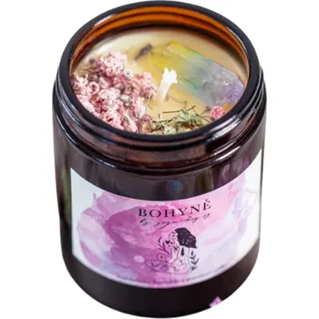 Svíčka Yoga Day Sojová Svíčka Bohyně - mandarinka, levandule a granátové jablko