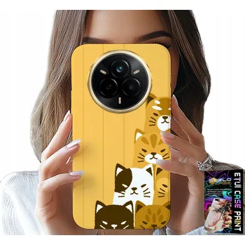Pouzdro na mobilní telefon POUZDRO PRO REALME 14 PRO 5G - LOVE CAT, S KOČKAMI, POUZDRO + FÓLIE