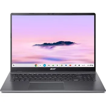 Notebook Acer Chromebook Plus 516/CB516-1HT-57NV/5-120U/16"/WUXGA/T/16GB/256GB/Intel int/Chrome/Gray/2R