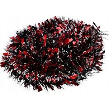 Vánoční dekorace VÁNOČNÍ ŘETĚZ NA STROMEČEK SILNÁ GIRLANDA 2m ČERVENÁ V1