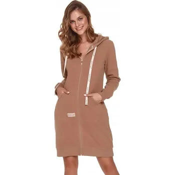 Dámský župan Dámský župan béžový L na zip bavlněný Wood Doctor Nap 2025