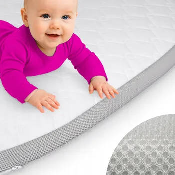 Matrace Matrace Matrace Materace do Waldin 7w1 Zaokrąglone rogi středně tvrdé 77 x 77 x 11 cm