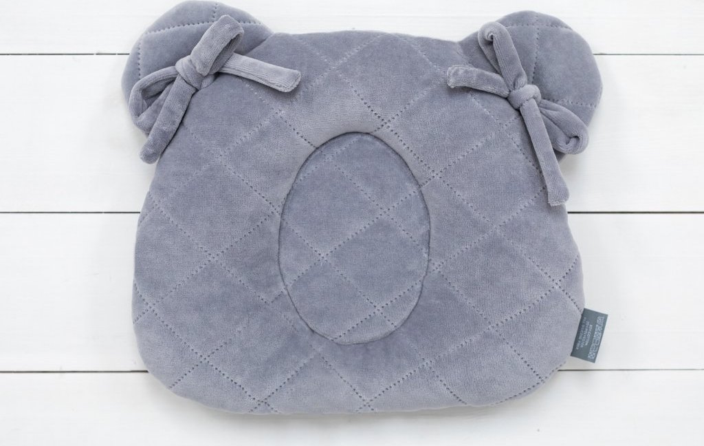 Fixační polštář Sleepee Royal Baby Teddy Bear - šedá