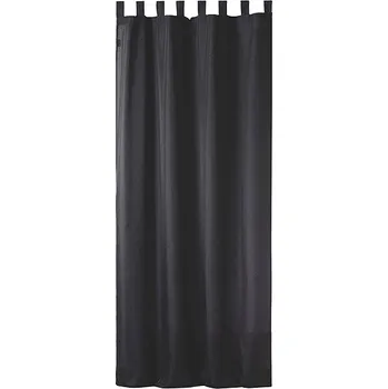 Sprchový závěs Douceur d'intérieur Závěs Essentiel, 140 × 260 cm, černý