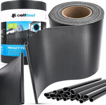 zahradní zástěna Stínící panelové pásy Cellfast 30-080 19 cm x 35 m grafitová