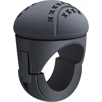 Univerzální otočná knoflíková opěrka na volant – černá