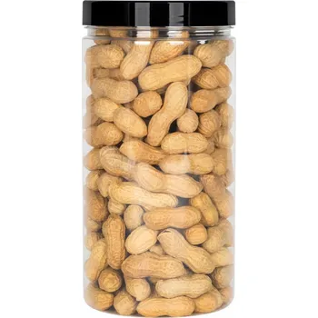 Dóza na potraviny ZAVAŘOVACÍ SKLENICE / NÁDOBA NA POTRAVINY NA SÝPKÉ POTRAVINY 1,5L ČERNÁ