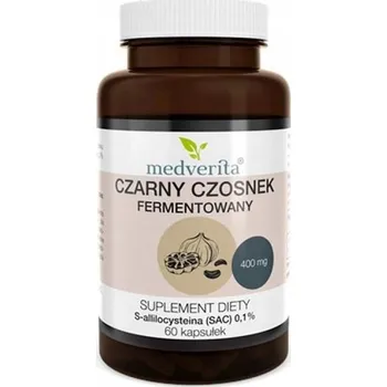 Doplněk stravy Medverita černý česnek fermentovaný 400 mg 120 kapslí