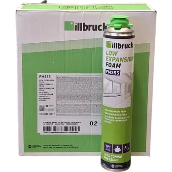 Montážní pěna ILLBRUCK FM 355, Nízkoexpanzní polyuretanová pěna 880 ml Balení: 12 x dóza 880 ml v kartónu