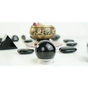 Koule z černého Obsidiánu Velikost: cca 4,5 cm, 150 g