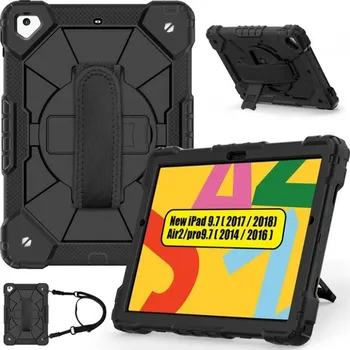 Pouzdro na tablet Sunny Outdoorový kryt na iPad 5 /6 / Pro 9.7 2016 / Air2 černý