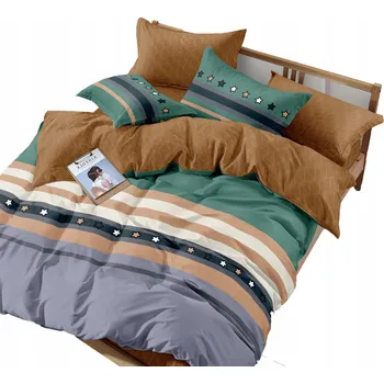 Povlečení SADA POVLEČENÍ 160x200 BAVLNĚNÝ SATÉN, POVLEČENÍ NA POLŠTÁŘE 70x80