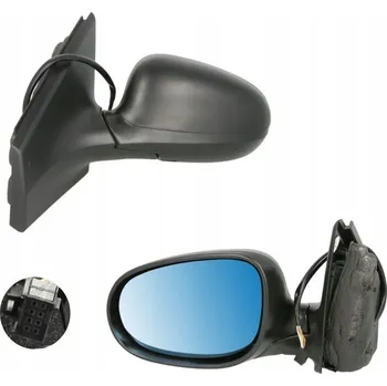 Posilovač řízení ZRCÁTKO LEVÉ EL. ČERNÉ VYHŘÍVANÉ FIAT BRAVO 07-