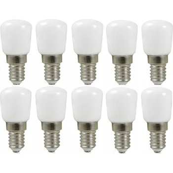 Žárovka LED žárovka E14 2W = 15W, teplá bílá 10 Ks