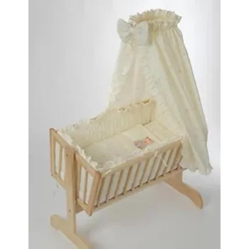 Kolébka Scarlett borovice - Komplet Méďa béžový