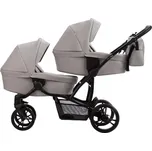 Kočárek pro dvojčata Bebetto 42 New - Pro 21 Black