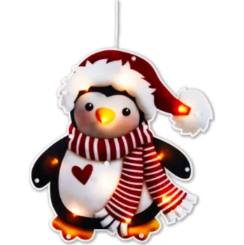 Dekorativní svítidlo German Světelná girlanda tučňák / 10 LED / 2,1 m / vnitřní / teplá bílá