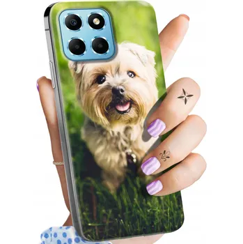 Pouzdro na mobilní telefon Zadní Kryt Hello Case pro Honor 70 Lite, X6, X8 béžový