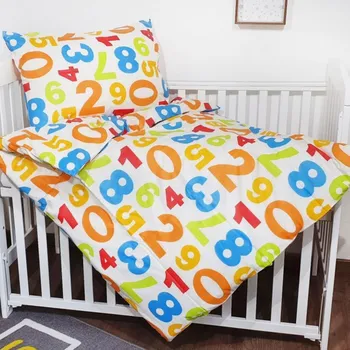 Povlečení Dětské povlečení - Číslice II. jakost Rozměr: 90x130 + 40x60