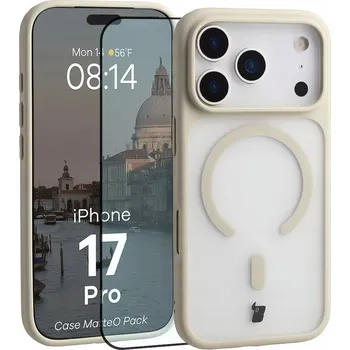 Pouzdro na mobilní telefon Zadní Kryt Bizon pro Apple iPhone 17 Pro béžový