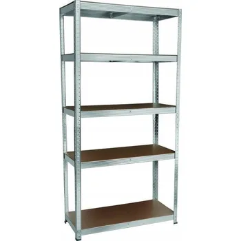 Dílenský regál Kovový regál do skladu 180 x 90 x 40 cm, nosnost 175 kg na polici