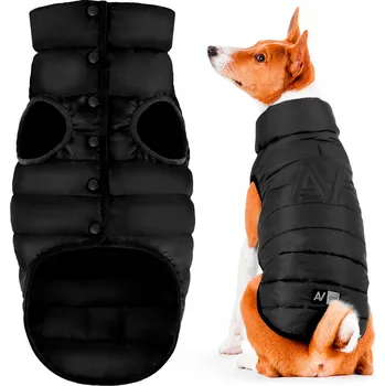 Obleček pro psa Víceúčelová bunda pro psa, ultralehká, nastavitelná, černá, velikost XS/S (S35)