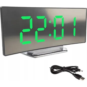 Hodiny Budík TopKing černý, 17 cm