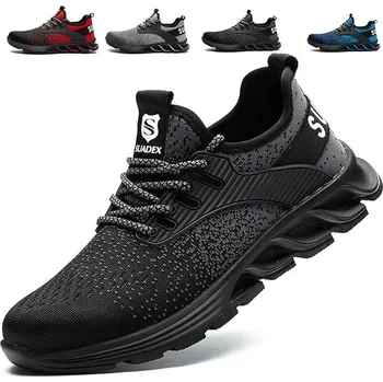 Pracovní obuv SUADEX pracovní boty s ocelovou spičkou, černé Velikosti OBUV: 42 Nové