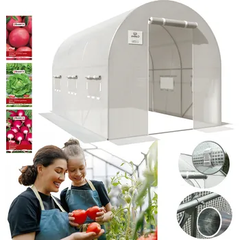 Skleník VYSOKOKVALITNÍ ZAHRADNÍ FÓLIOVNÍK 200x300 cm 6m2 SKLENÍK Odolný