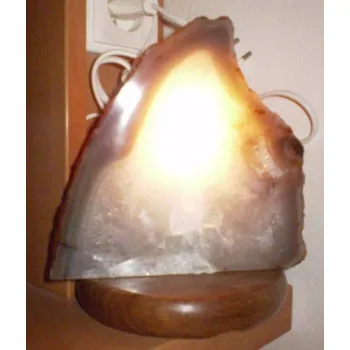 Lampička Achátová lampa elektrická