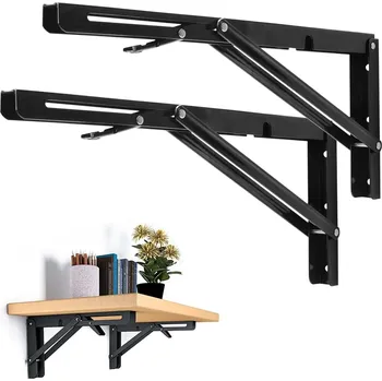 police Interlook FB-A30CM-ČERNÁ| Držák police | Skládací držáky polic | Skládací podpěry pro police a pracovní desky