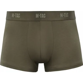 Boxerky M-Tac Pánské boxerky bavlněné Men Cotton Stretch Trunks Dark Olive XL