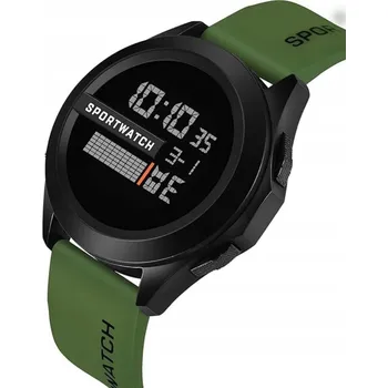 Hodinky Sportovní hodinky s LED podsvícením - elektronické, velký displej, stopky