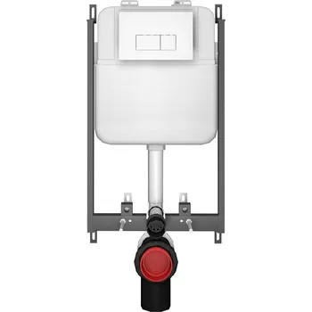 WC sada CERANO - Modul pro WC závěsné Prime - pro zazdění - 46x107,7 cm