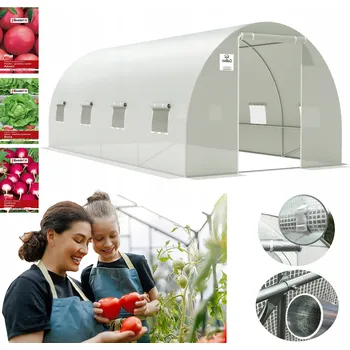 Skleník VELKÝ FÓLIOVNÍK 600x300cm 18m2 Zahradní Skleník Vysoký